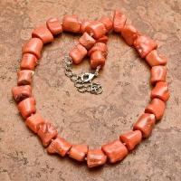 Cr 0433a collier parure sautoir corail rose 123gr achat vente bijoux ethniques