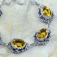 Ct 0226c bracelet citrine doree lemon citron argent 925 bijoux achat vente