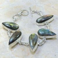 Lb 0101 bracelet labradorite achat vente bijou argent 925