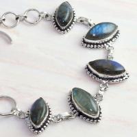 Lb 0102 bracelet labradorite 19 gr achat vente bijou argent 925 1 