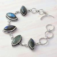 Lb 0102 bracelet labradorite 19 gr achat vente bijou argent 925 2 