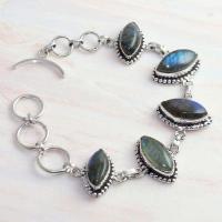 Lb 0102 bracelet labradorite 19 gr achat vente bijou argent 925 3 