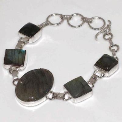 Lb 0573c bracelet labradorite achat vente plq argent 925