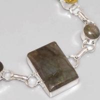 Lb 0618c bracelet labradorite citrine achat vente bijou argent 925