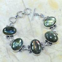 Lb 0629d bracelet labradorite achat vente bijou argent 925