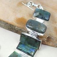 Lb 0681b bracelet labradorite achat vente bijou argent 925