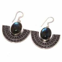 Lb 0764e boucles oreilles 50mm egyptiennes 13gr 12x18mm argent925 ethnique