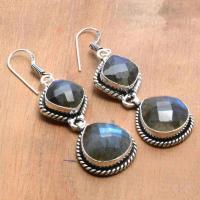 Lb 0800a boucles pendant oreilles 13gr paire labradorite achat vente bijou argent 925