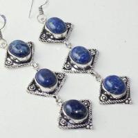 Lpc 245c boucles pendants oreilles lapis lazuli bijou tibet afghanistan argent achat vente