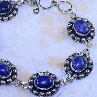 Lpc 256b bracelet lapis lazuli bleu bijou ethnique tibet afghan afghanistan argent 925 achat vente