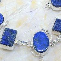 Lpc 262c bracelet lapis lazuli bleu bijou ethnique tibet afghan afghanistan argent 925 achat vente