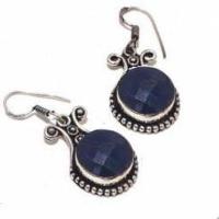 Lpc 398b collier boucles oreilles 41gr lapis lazuli 15mm bijoux ethniques argent achat vente