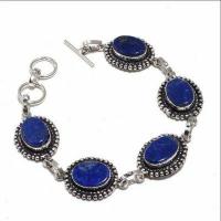 Lpc 436d bracelet 23gr lapis lazuli 15x10mm bijoux ethniques argent achat vente