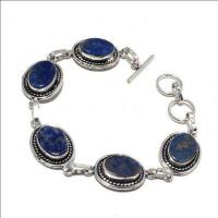 Lpc 437a bracelet 20gr lapis lazuli 15x10mm bijoux ethniques argent achat vente