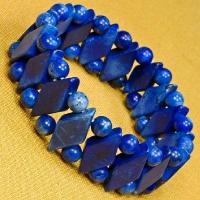 Lpc 480a bracelet egyptien lapis lazuli 28gr