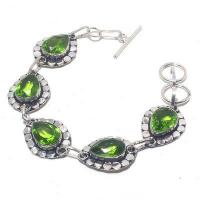 Per 673d bracelet peridot 19gr 10x15mm achat vente bijou ethnique argent 925