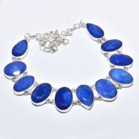 Sa 9386a collier sautoir parure saphir bleu 104gr achat vente bijou ethnique argent 925