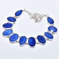 Sa 9386d collier sautoir parure saphir bleu 104gr achat vente bijou ethnique argent 925