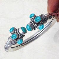 Tqt 787b bracelet torque turquoise 45gr corail lapis argent ethnique 925 achat vente bijoux 1 1